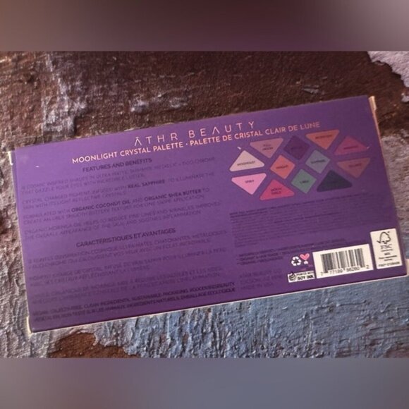 🆕 NWT ATHR Beauty Moonlight Crystal Eyeshadow Palette Duochrome - Picture 4 of 6